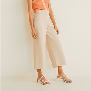 Mango linen pants
